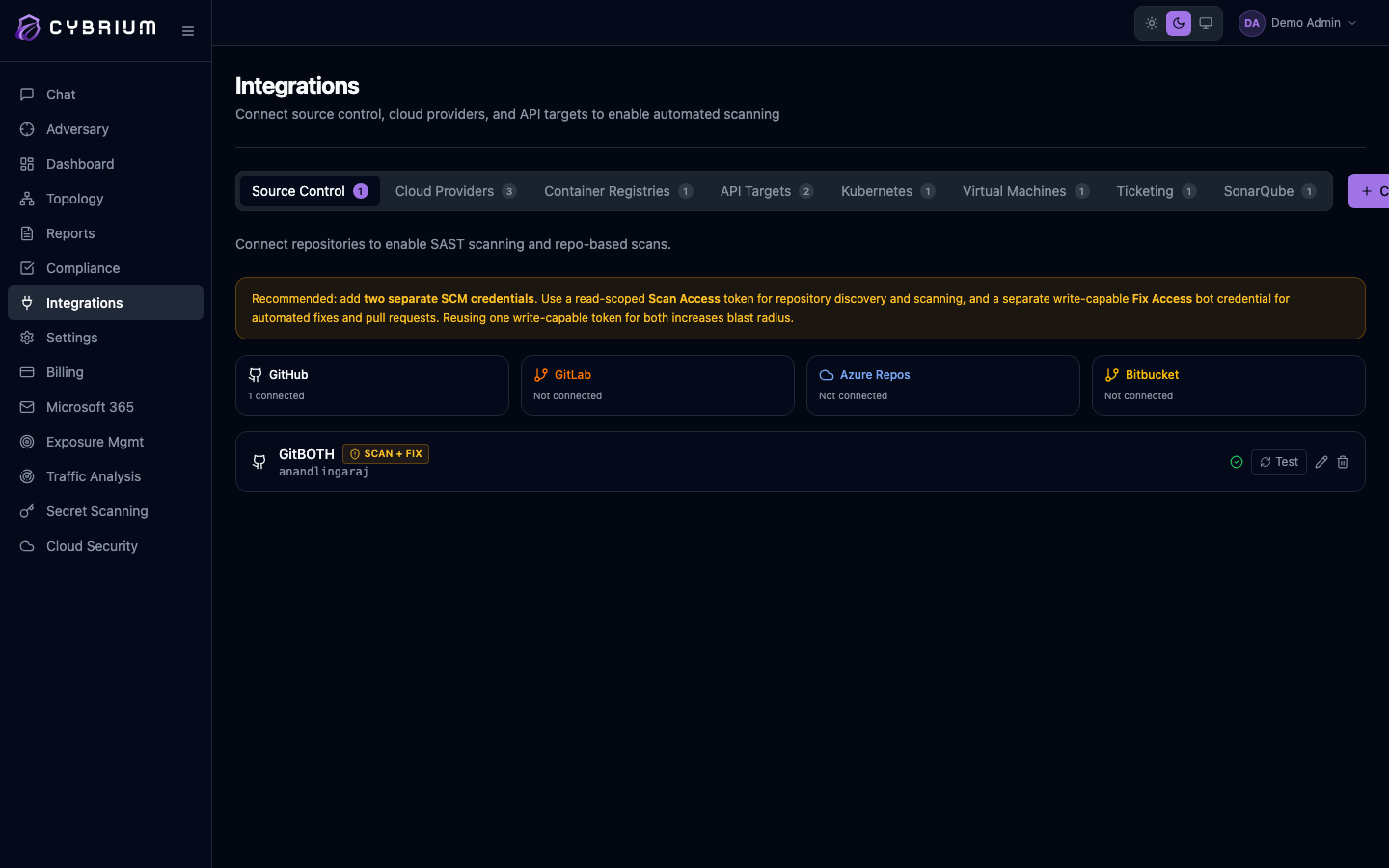 Screenshot: API spec import with parsed endpoint inventory